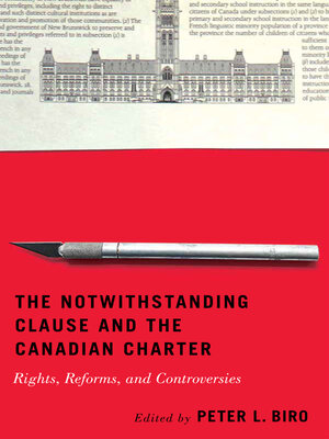 cover image of The Notwithstanding Clause and the Canadian Charter